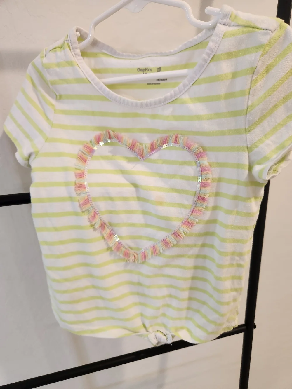 Girls Mixed Short Sleeve Tee Bundle - White & Light Green